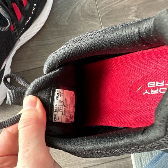 Fila Black and Red Running Sneakers energized - Picture 9 of 10
